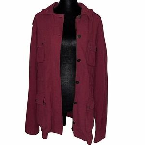 Blu Pepper urban outfitters Oversized utility jacket EUC L